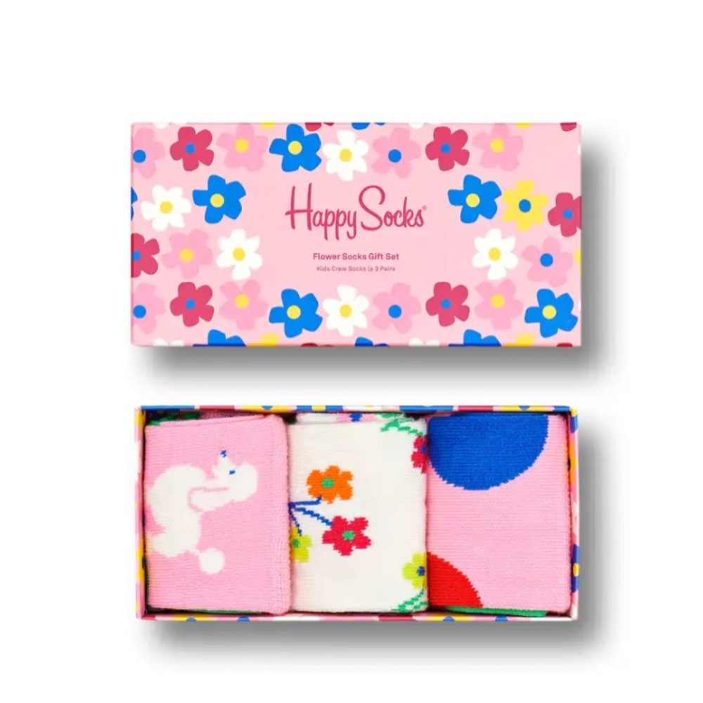 Girls happy socks size 4-6 years